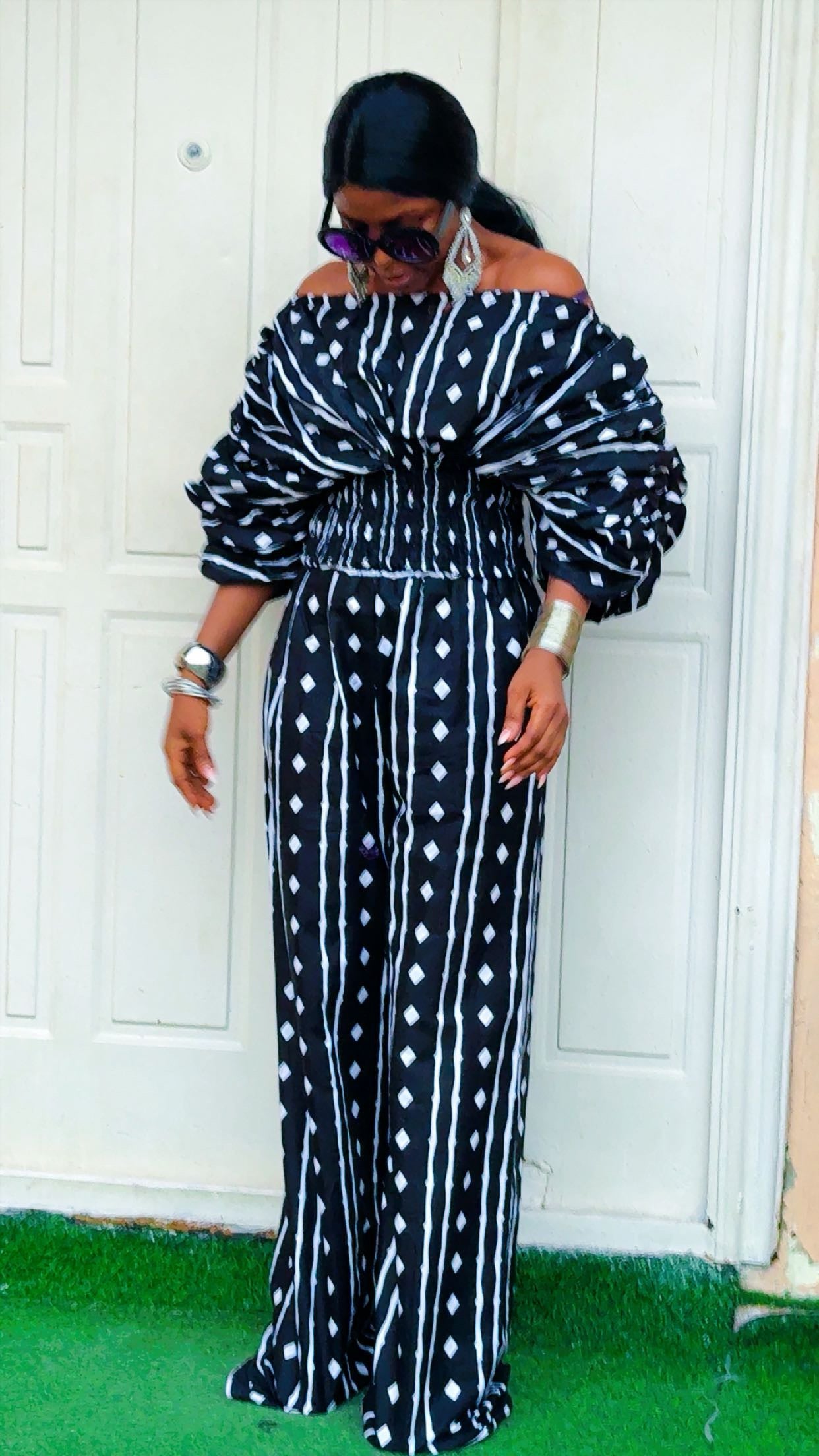 T54U (100%cotton Ankara two piece)