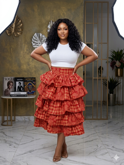 A45B (ANKARA SKIRT)