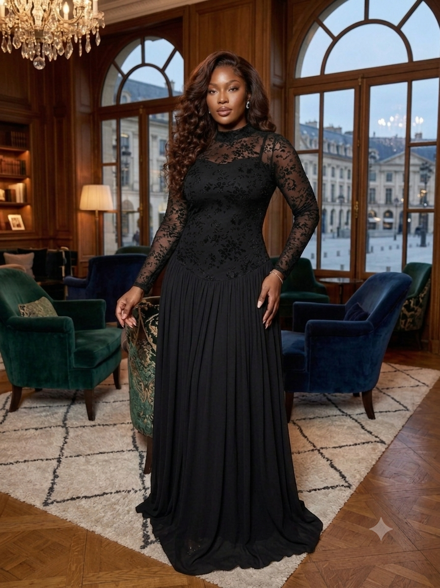 I57J(mesh dress)it comes with inner