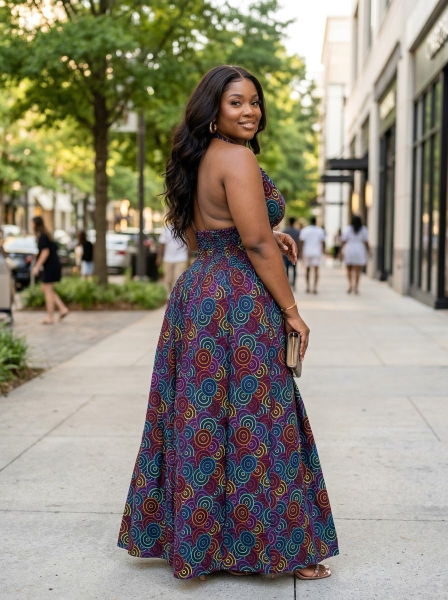 S87T Ankara dress