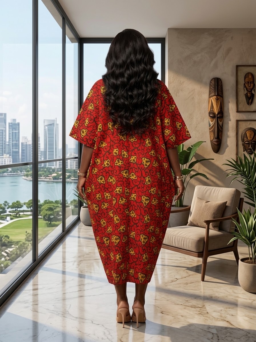 W84X Ankara dress