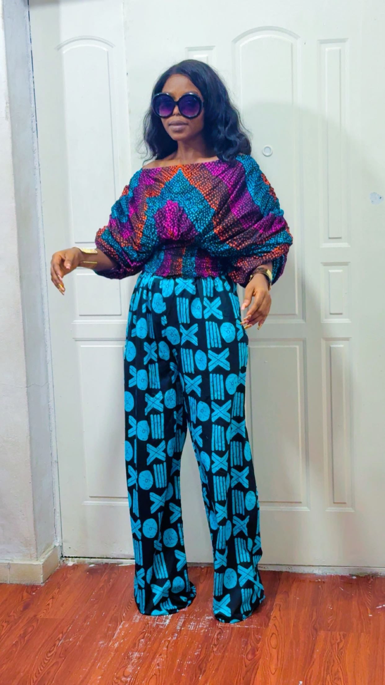 E48F(TWO PIECE TROUSER AND TOP)