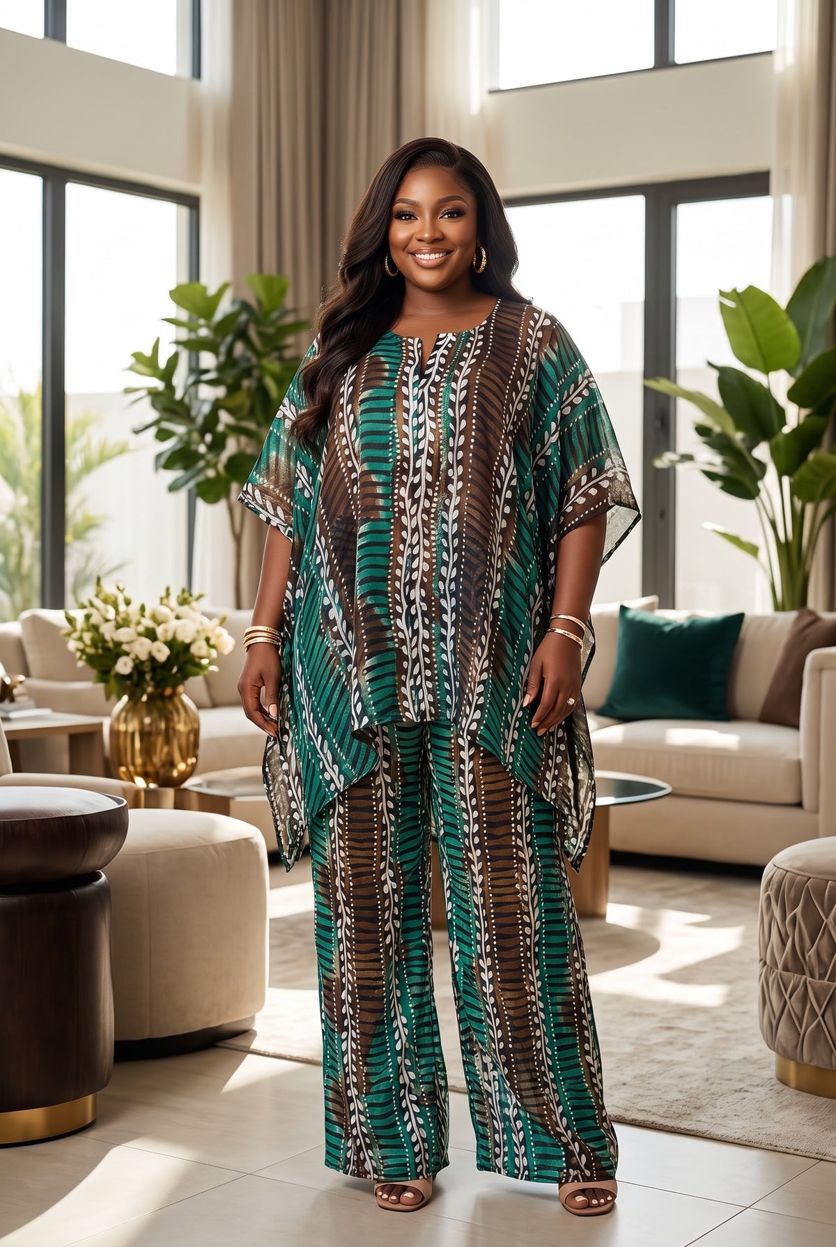 Y90Z Silk and Chiffon set