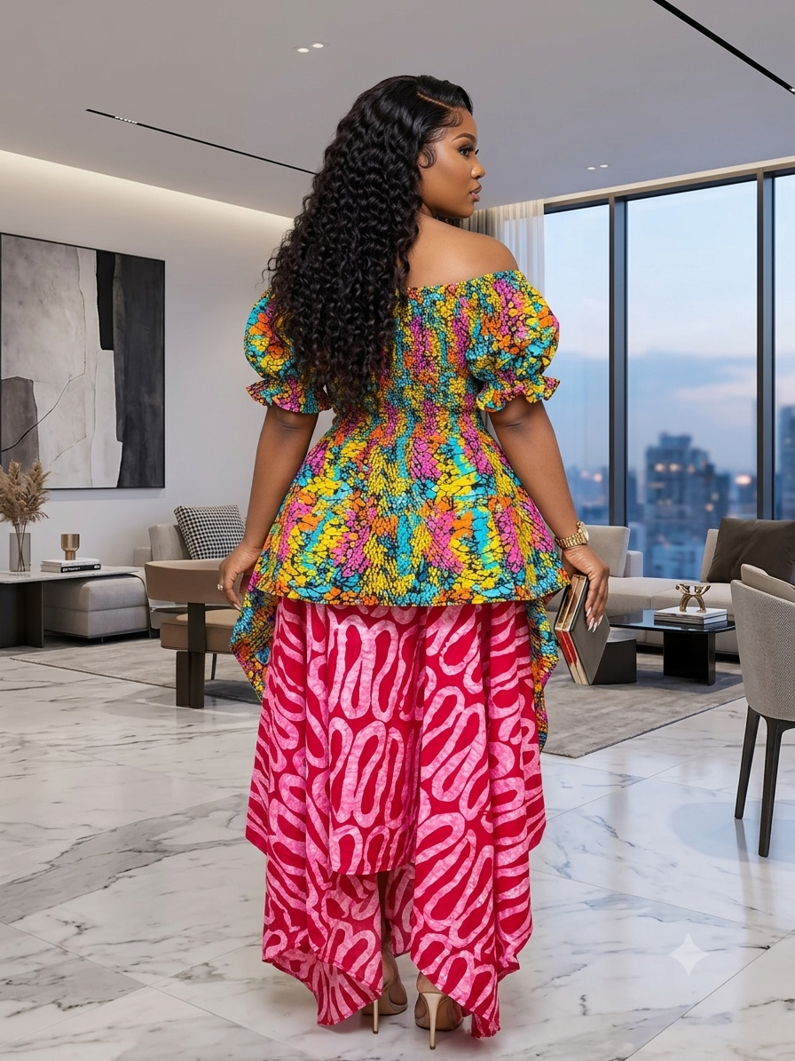 O66P (Ankara Dress )