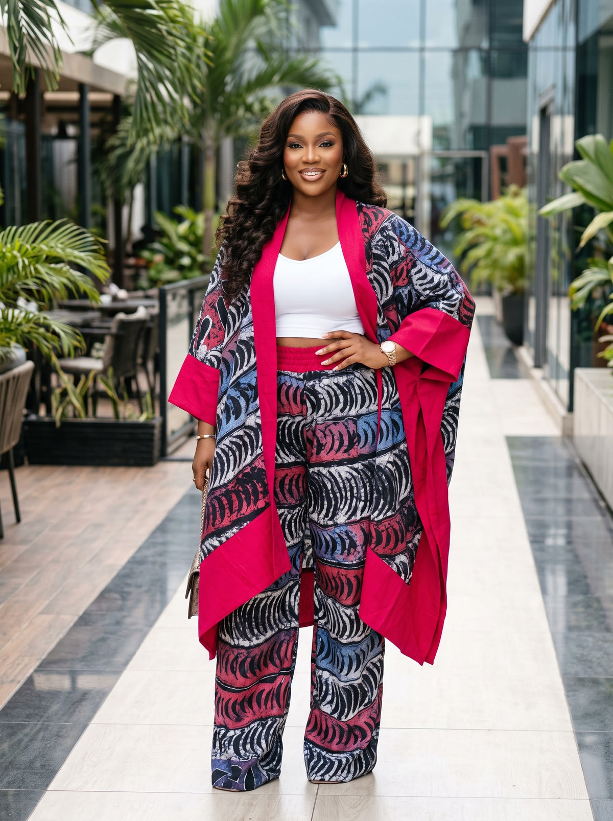 P87Q Adire and Asoke two piece