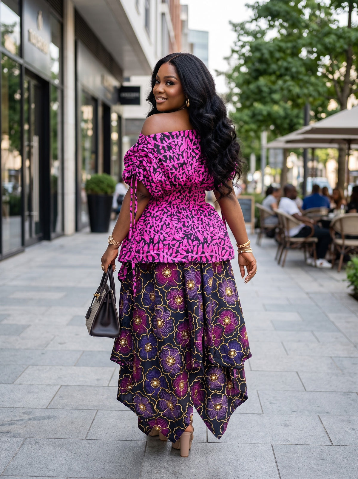 W86X Ankara dress