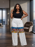 P43Q(LACE AND ANKARA PANT)
