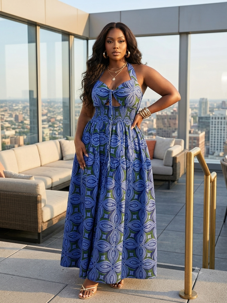 G69H (Ankara dress )