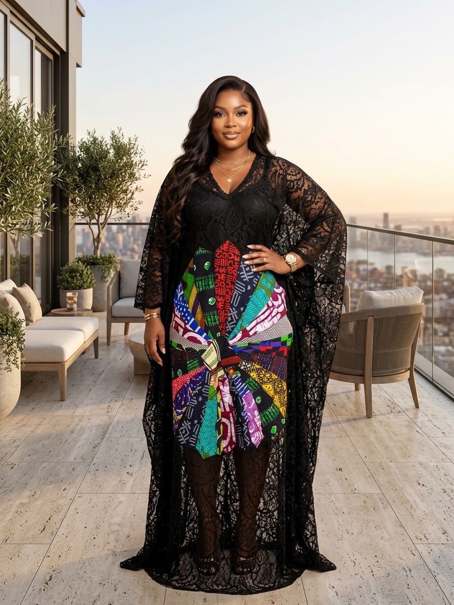 L82M Lace and Ankara