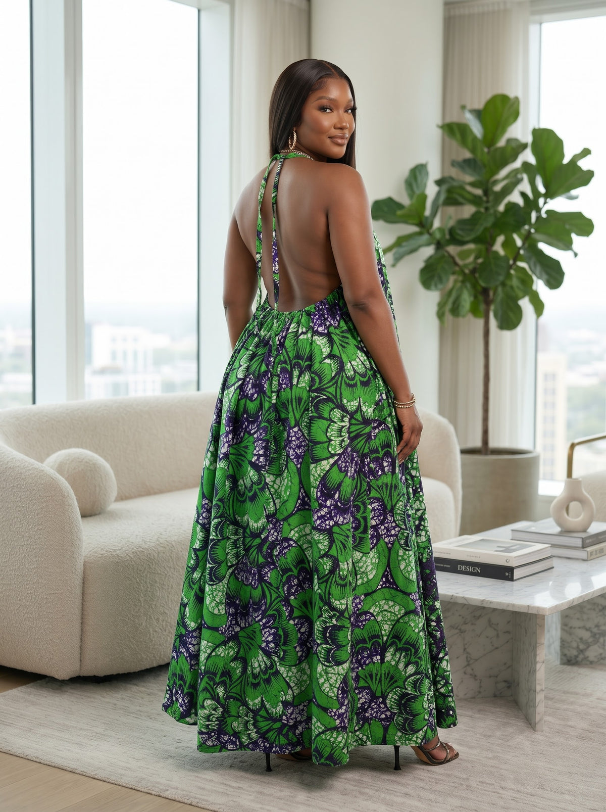 E91F  Ankara dress