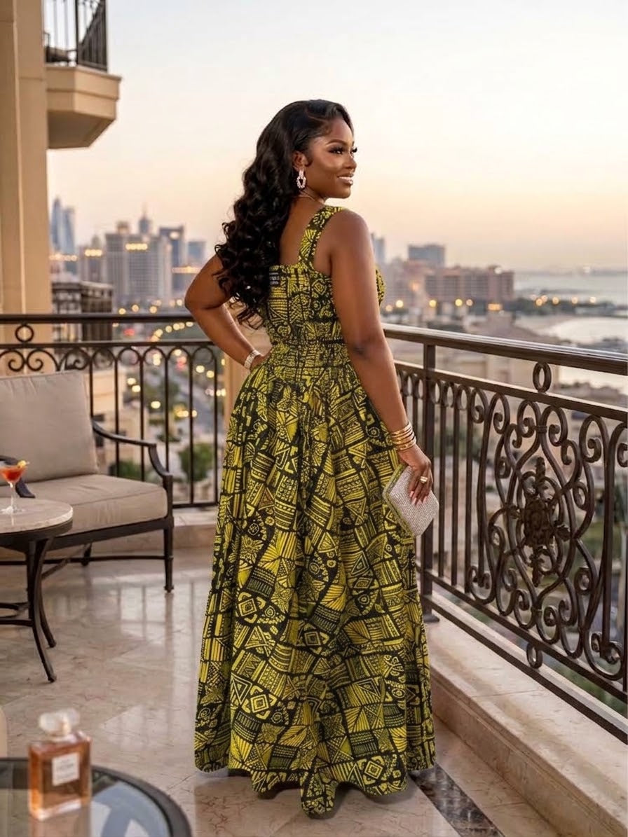 M83N Ankara dress