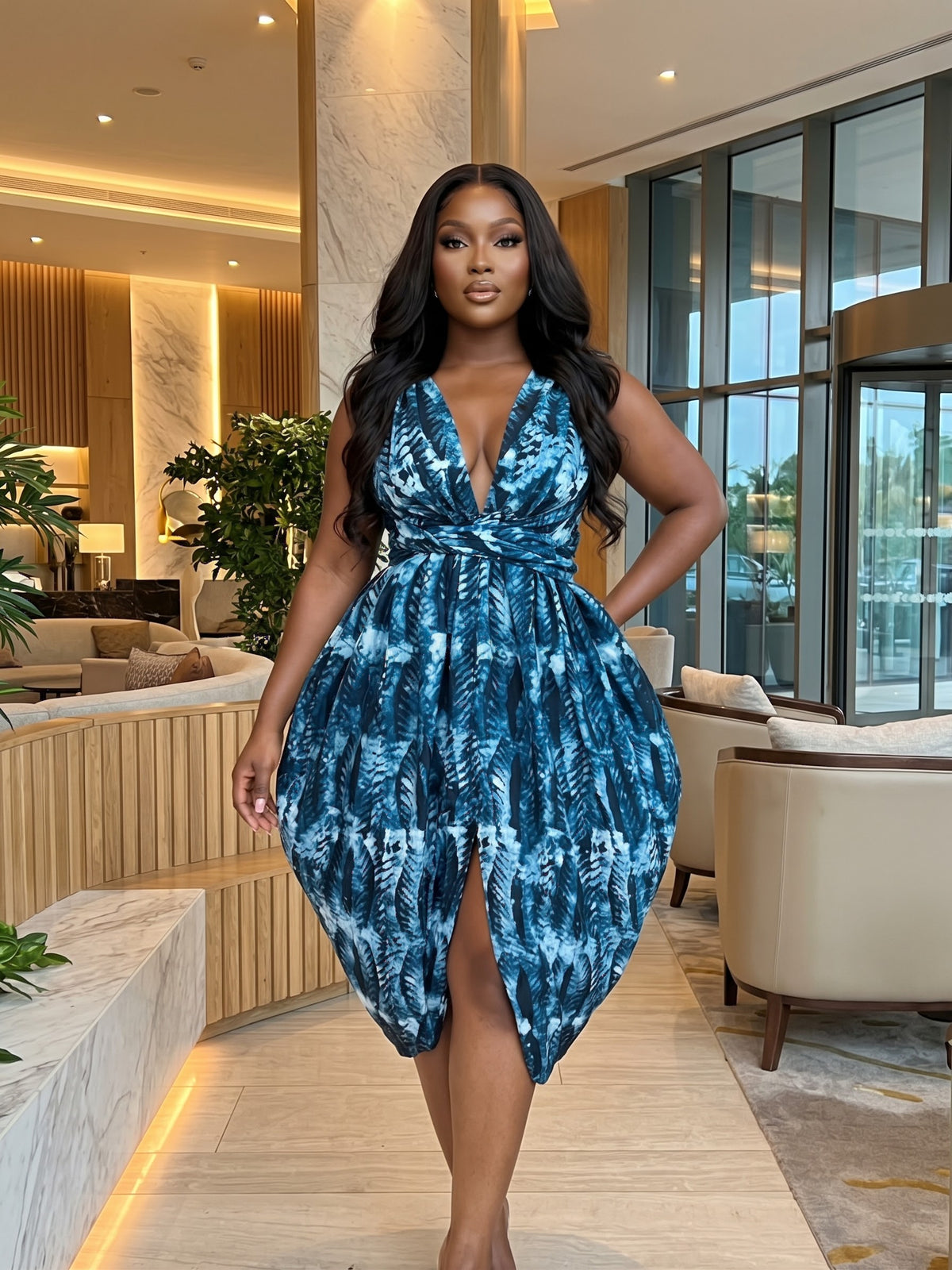 U89V Ankara dress