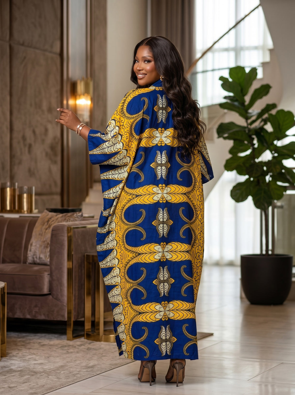V89W Ankara dress