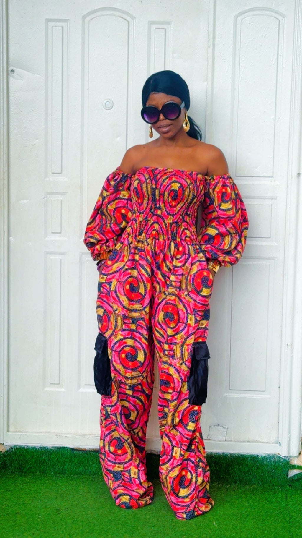 S82T Ankara jumpsuit