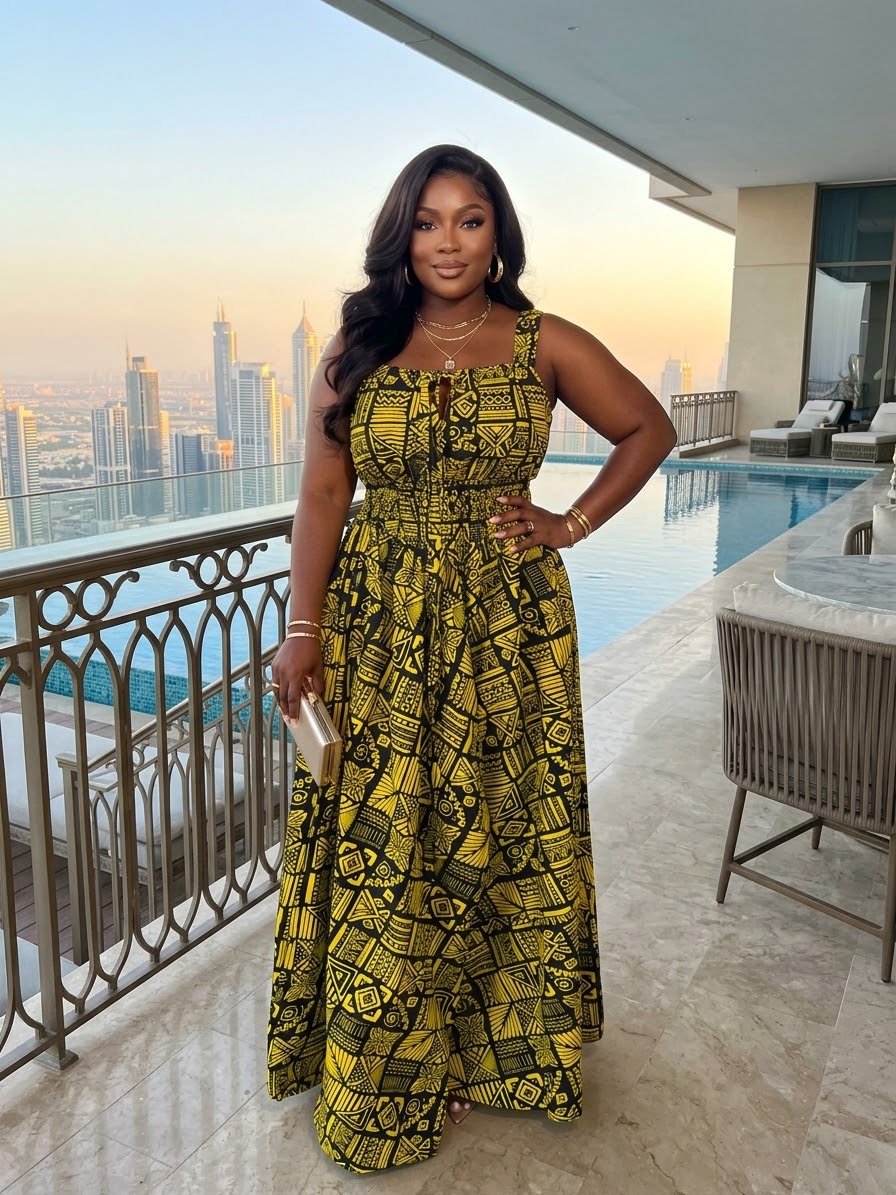 M83N Ankara dress