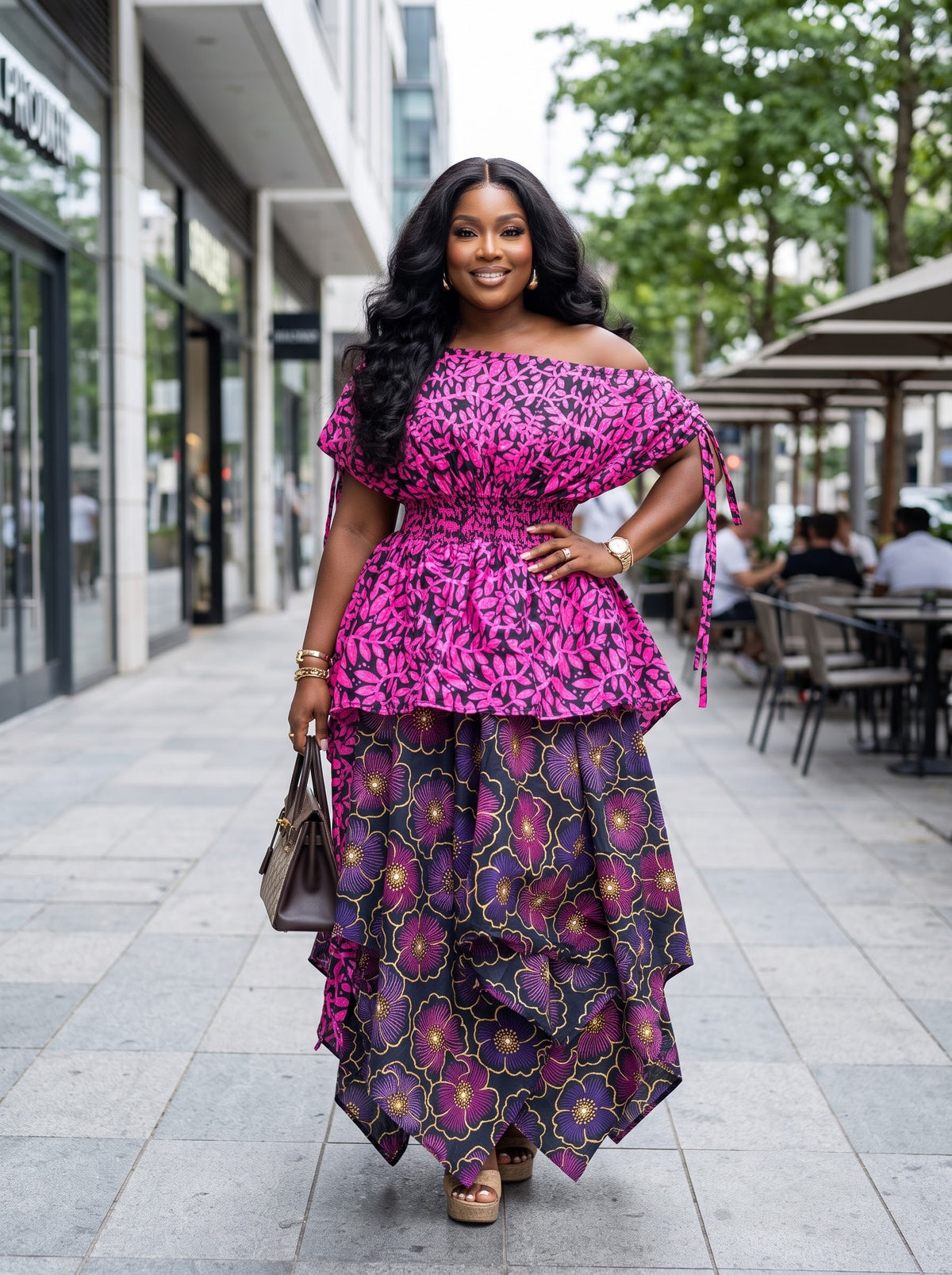 W86X Ankara dress