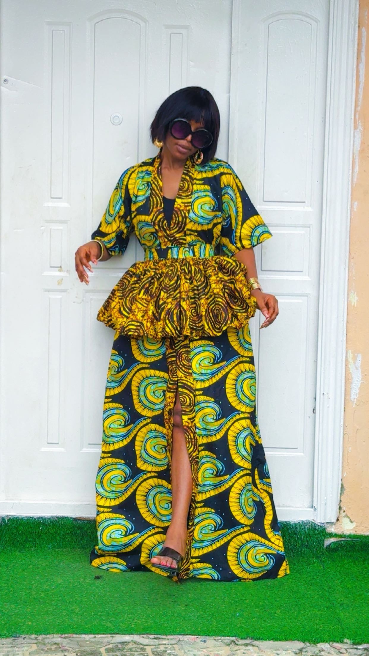 O51P (ANKARA DRESS)