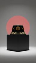 Bucket Hat with Luxe Gold Accent
